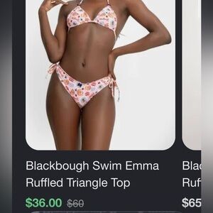 ISO size LARGE Blackbough Brunch Date Bikini Top